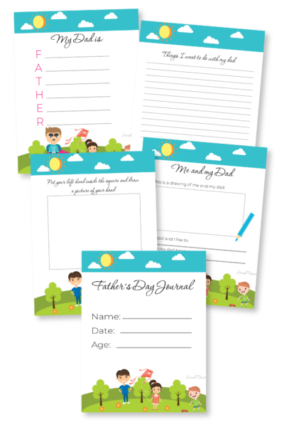 Father's Day Journal Printable Pack-01