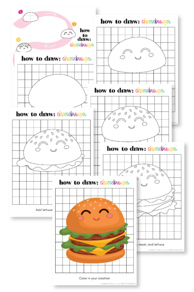 How to Draw a Cheeseburger-01