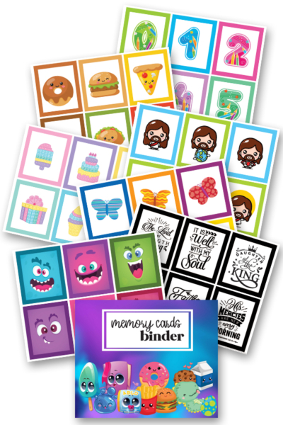 Memory Cards Game Binder