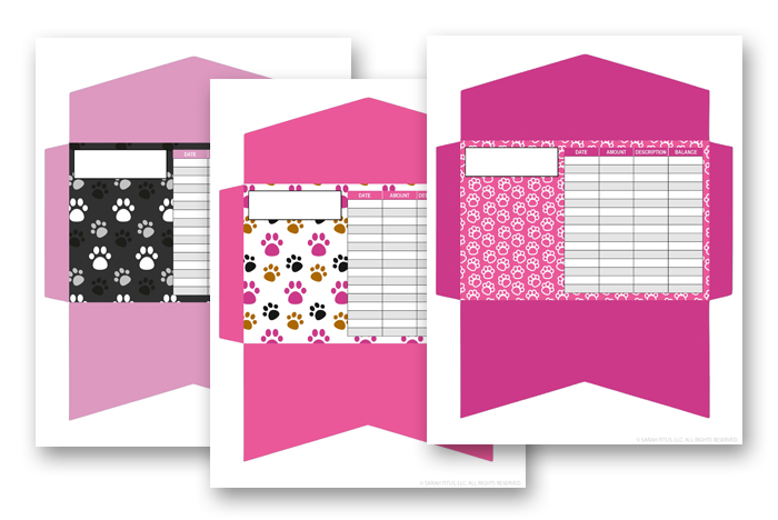 Pet Cash Envelopes