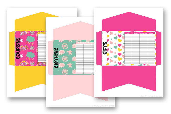 Subjects Cash Envelopes
