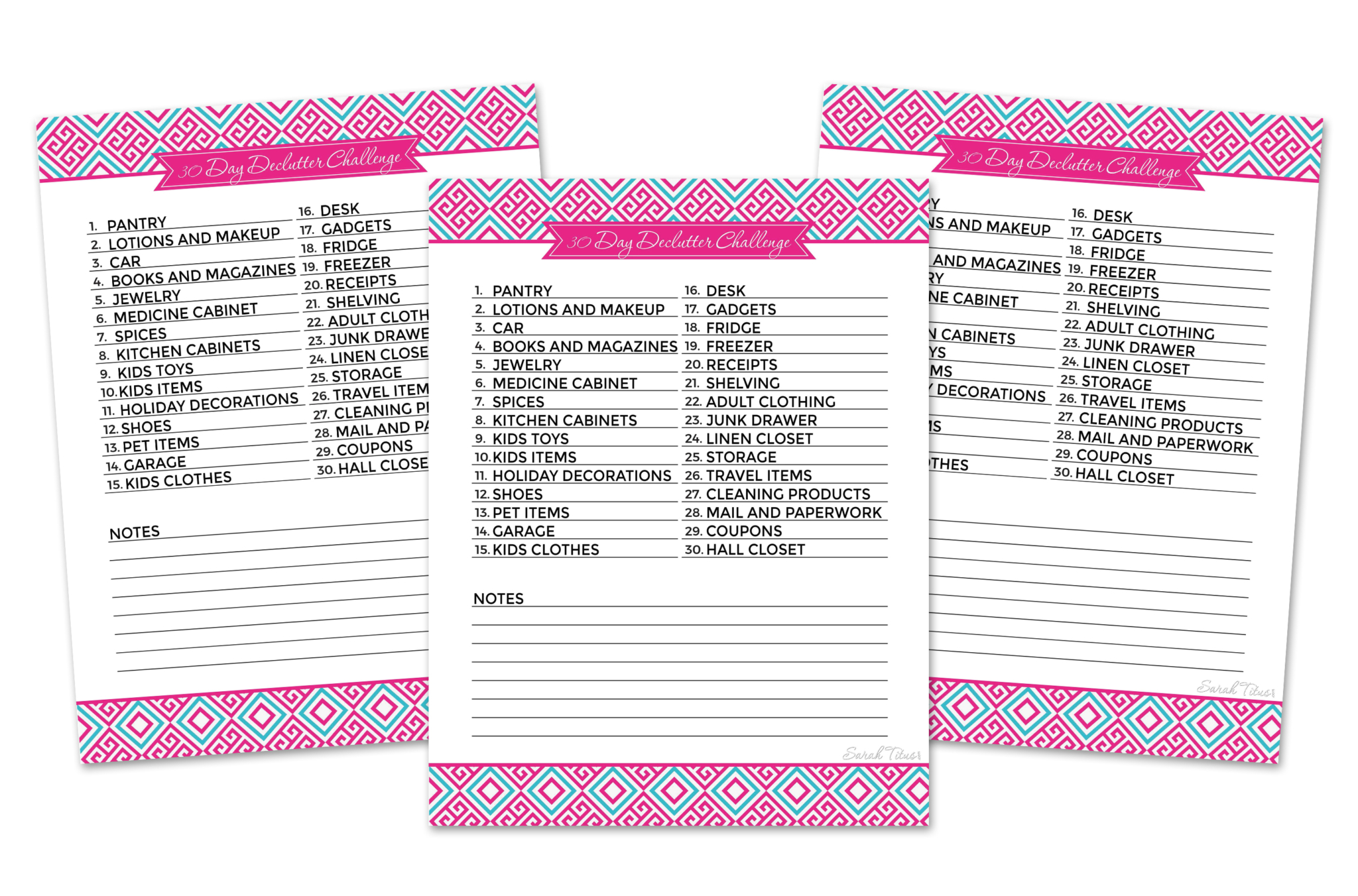 Household Binder Printables {110+ Pages} - Sarah Titus
