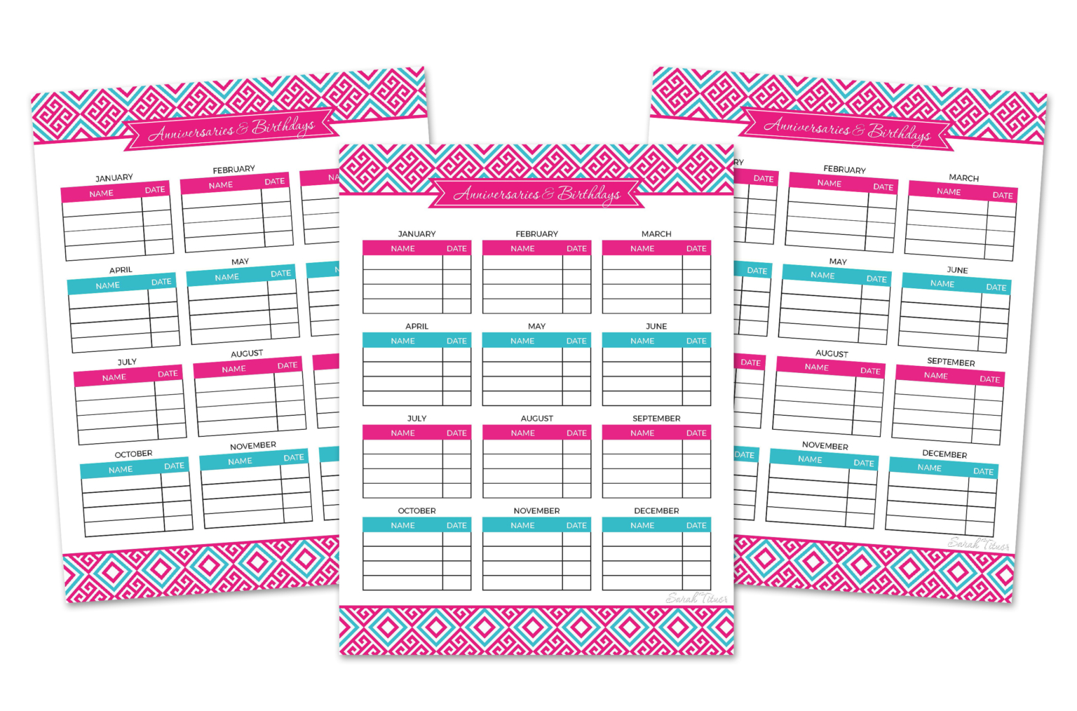 Household Binder Printables {110+ Pages} - Sarah Titus