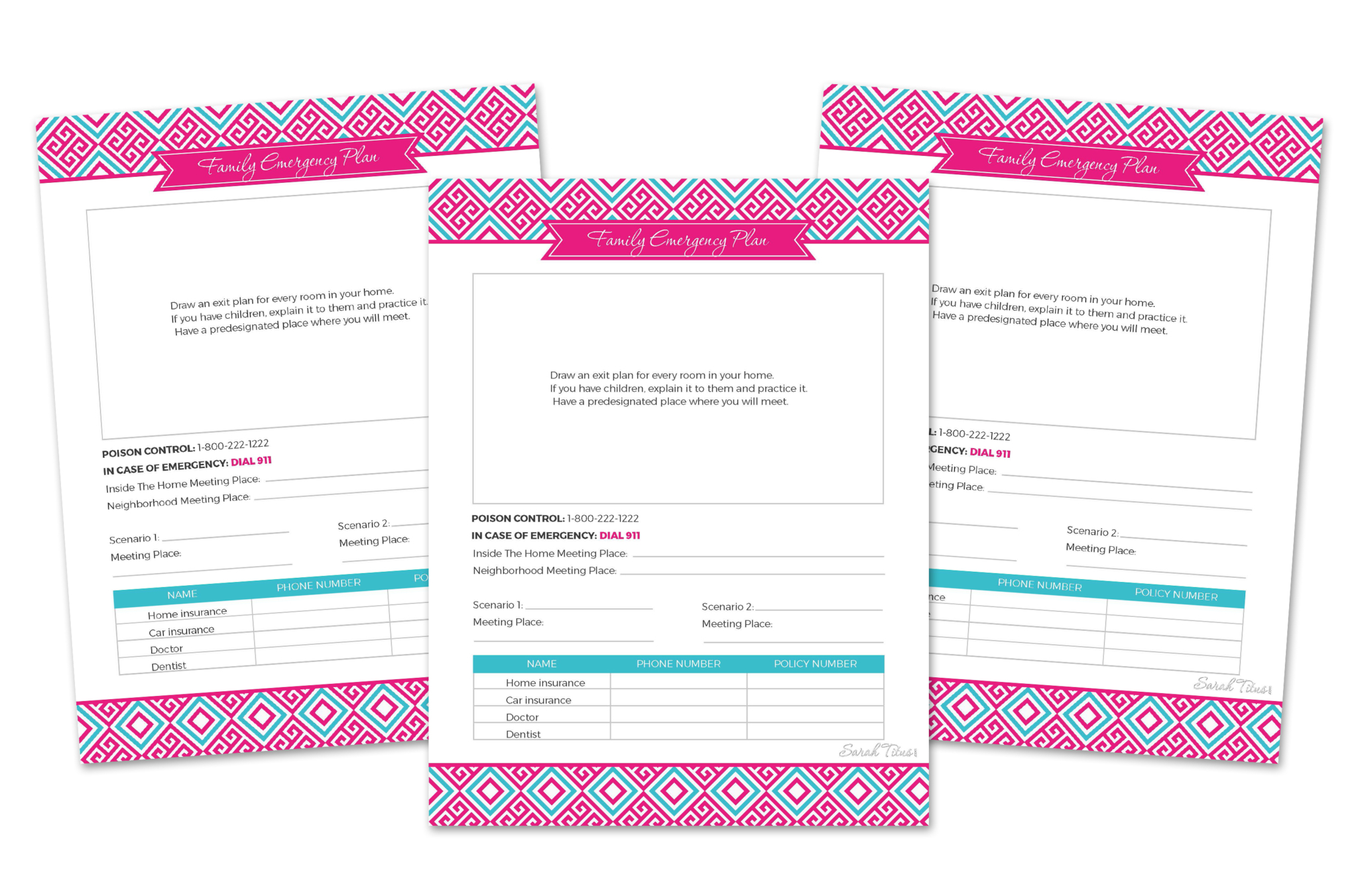 Household Binder Printables {110+ Pages} - Sarah Titus