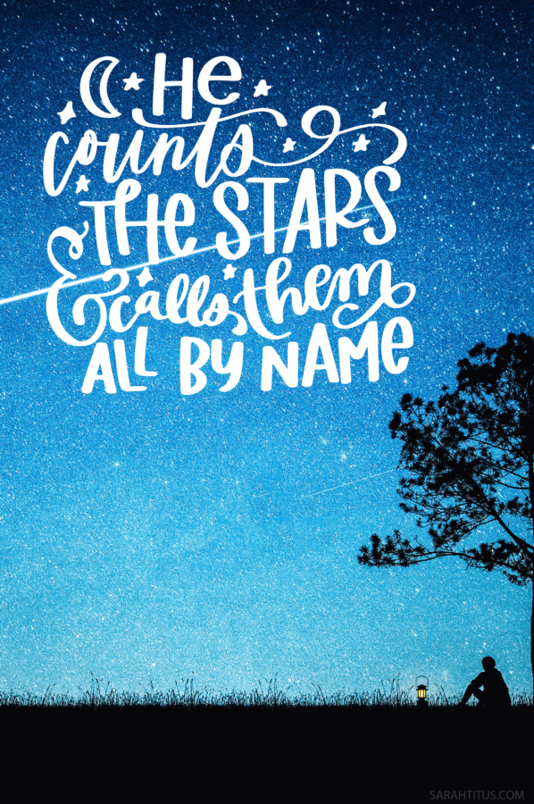 He Counts the Stars-Pinterest