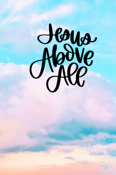 Jesus Above All-Pinterest