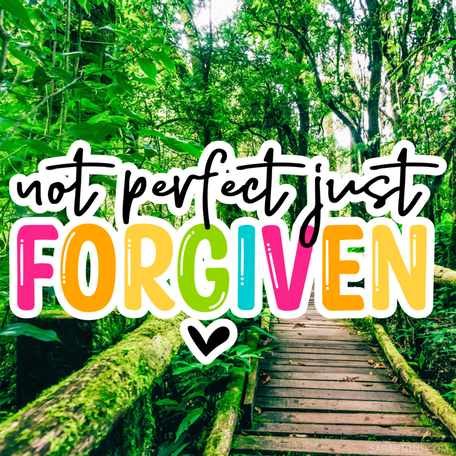Not Perfect Just Forgiven-Instagram