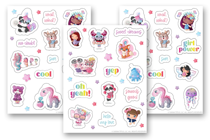 Faith View Creations 30 Love & Kindness Stickers 63140 – Good's Store Online