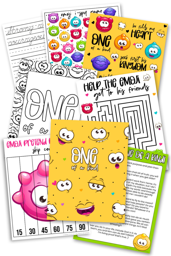 Emoji Kids Activities Pack