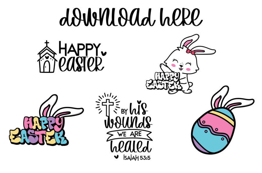 Easter Stickers Set