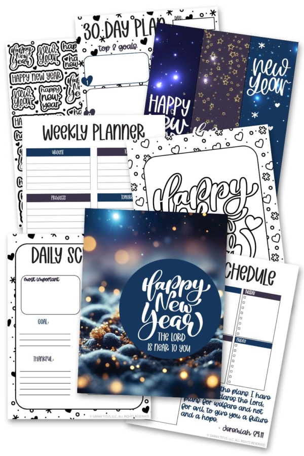 Christian New Year's Planner