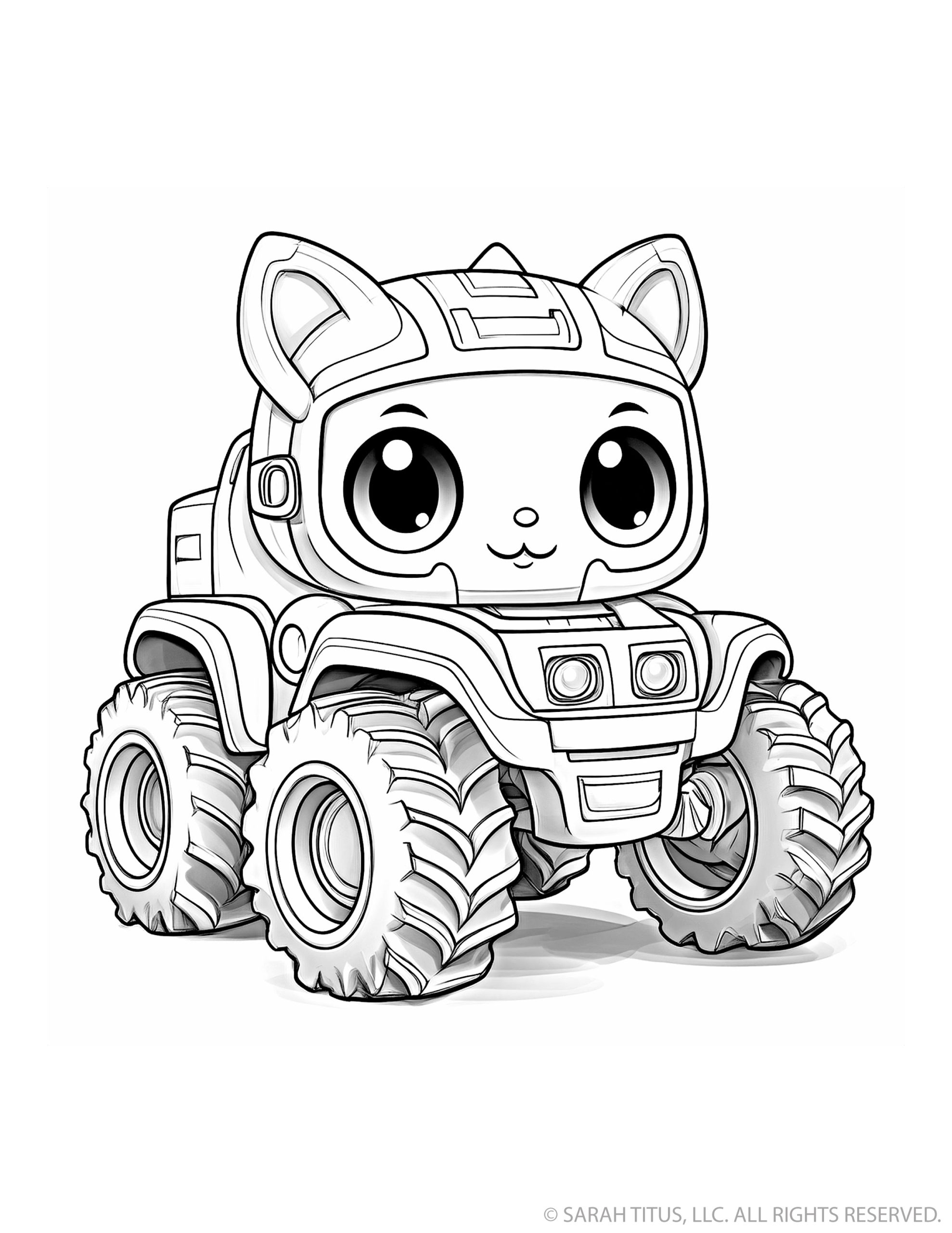 Cat Ears Monster Truck