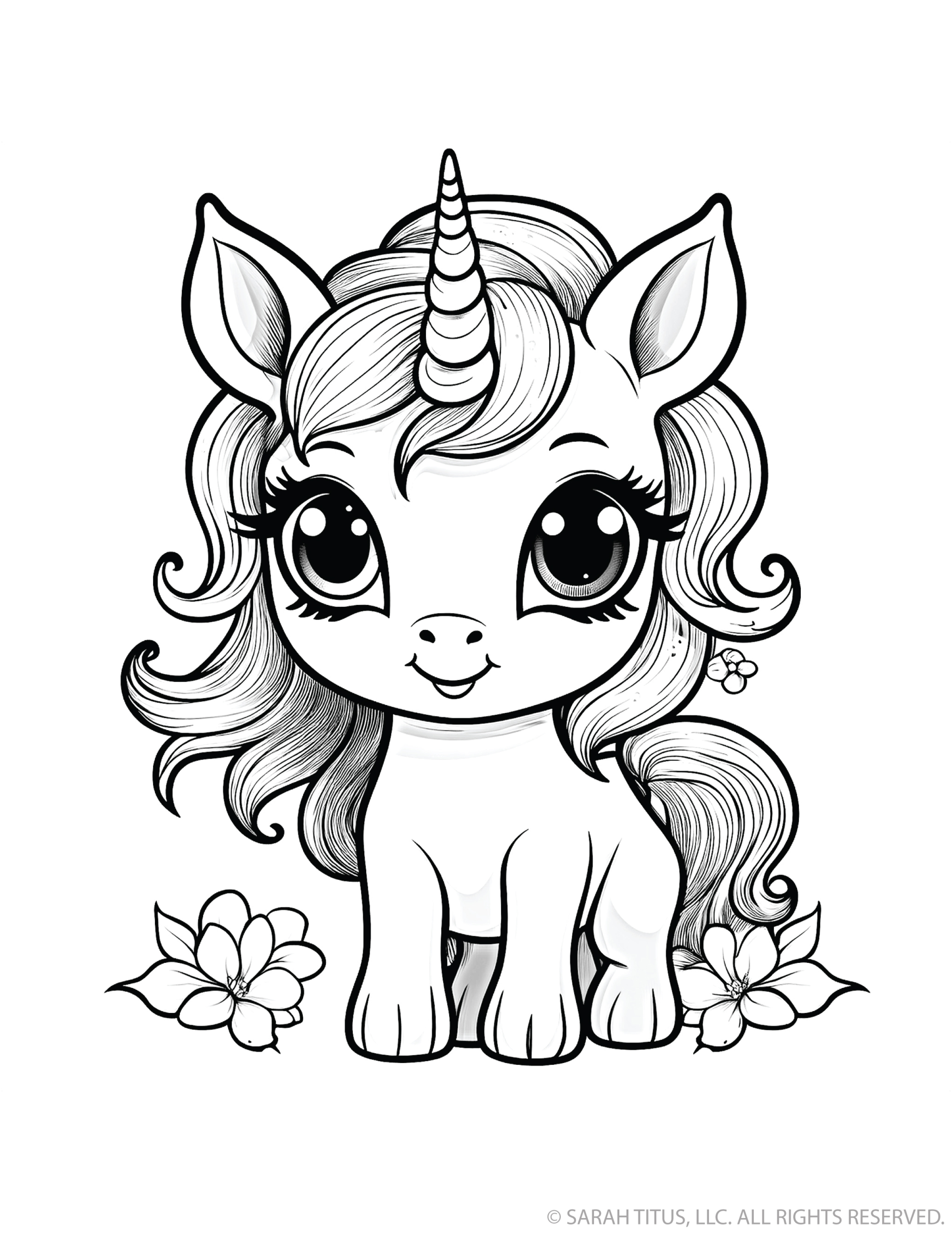 Flying Unicorn with Sparkles