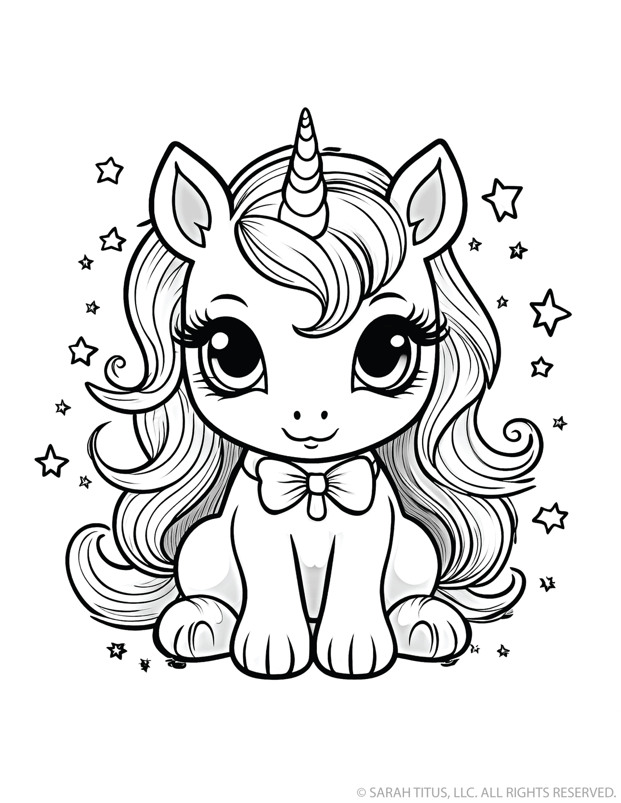 Charming Bow Unicorn