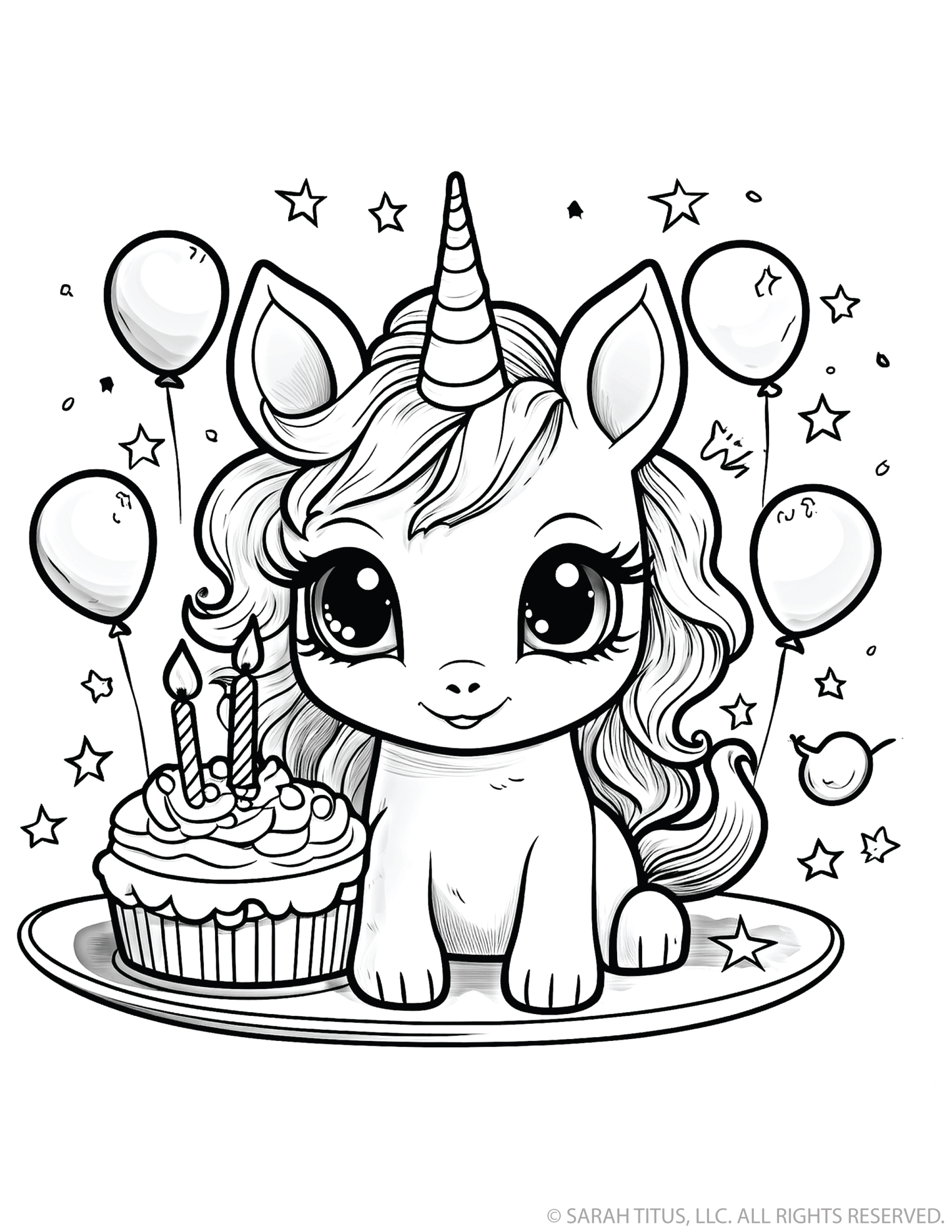 Party Balloons Unicorn