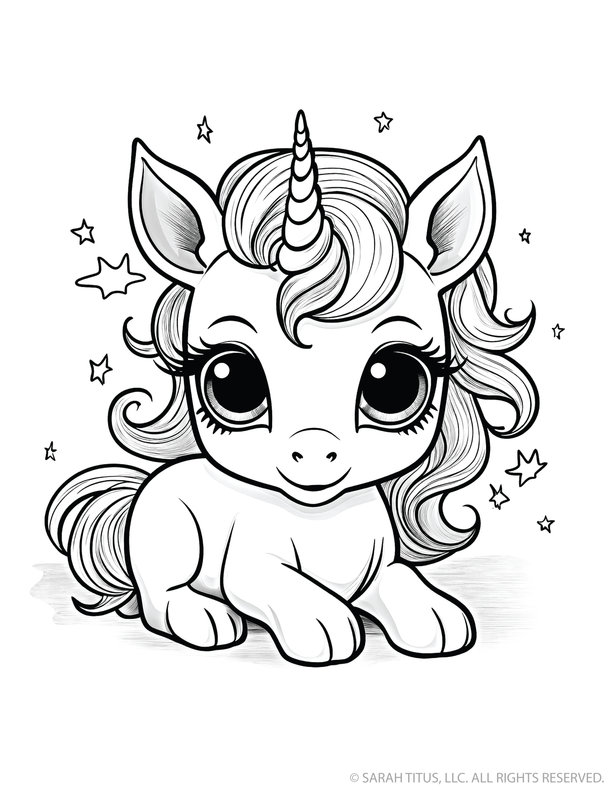 Shimmering Stars Unicorn