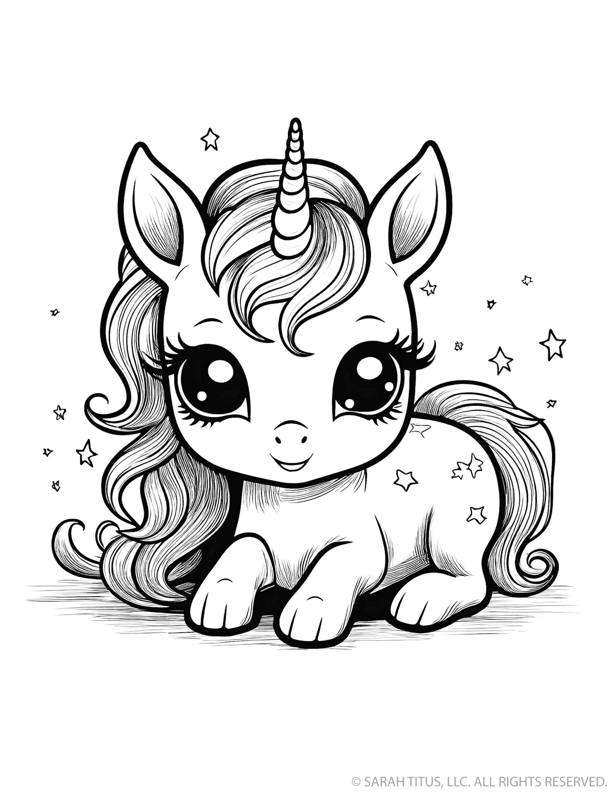 Big Eyes Unicorn