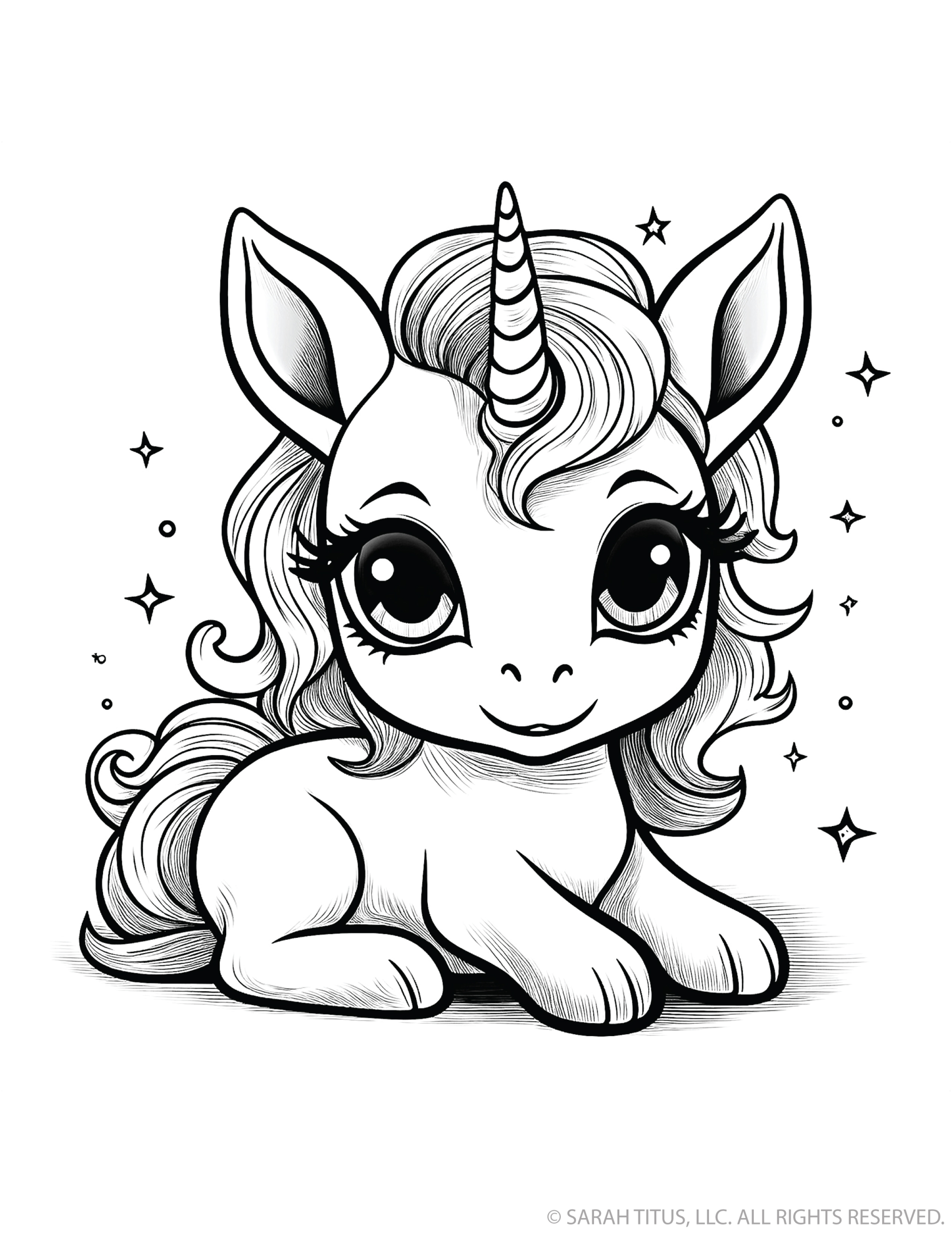 Glittery Unicorn