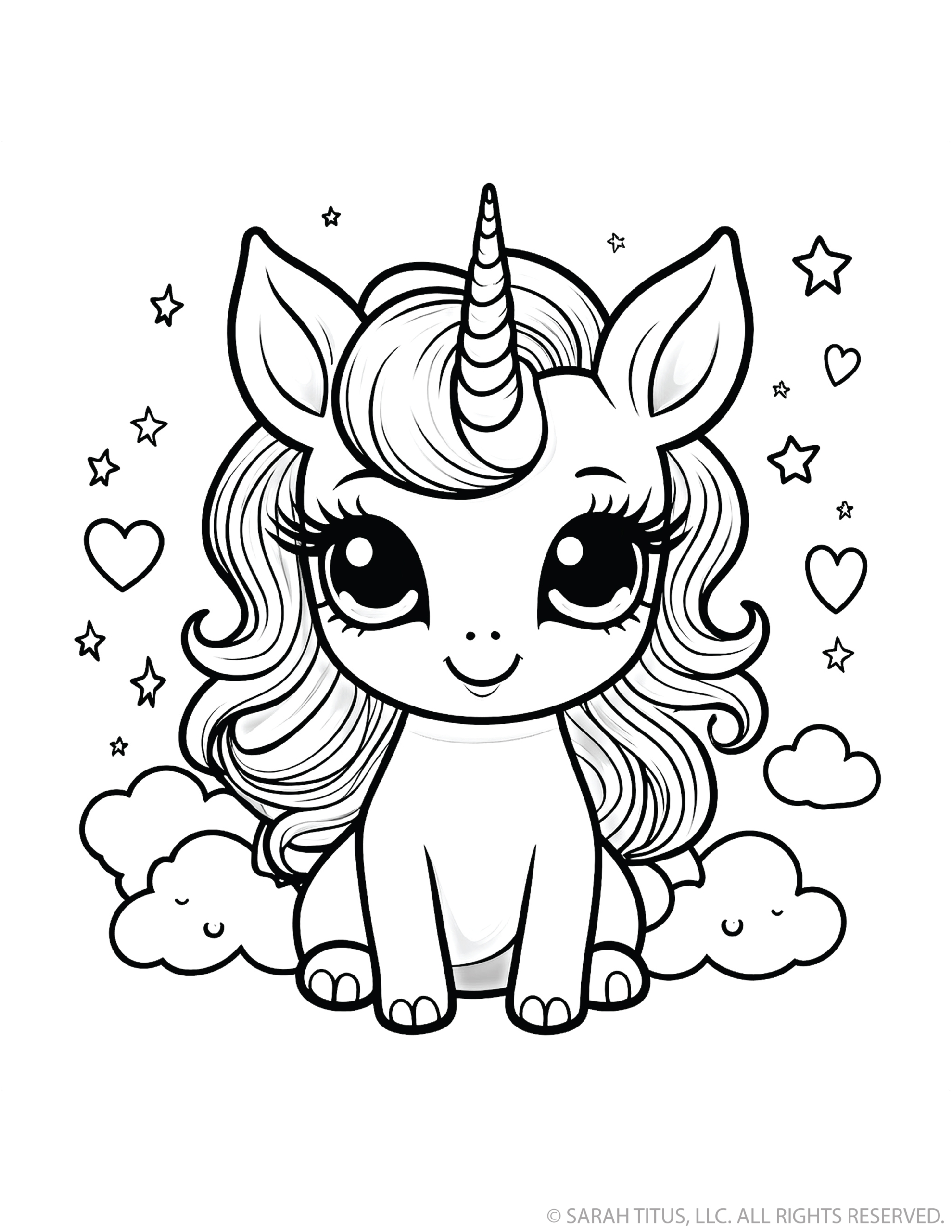 Fluffy Clouds Unicorn
