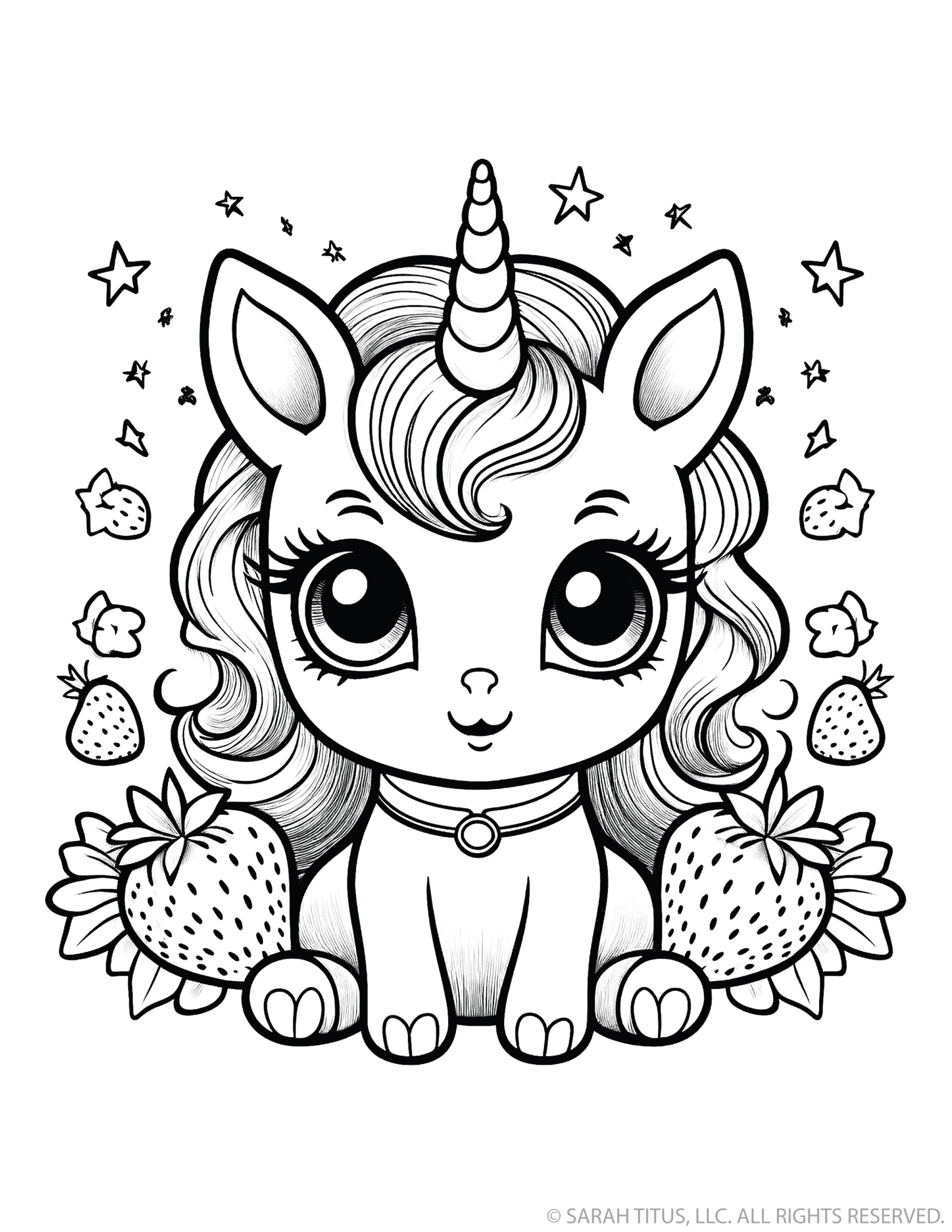 Strawberries Unicorn