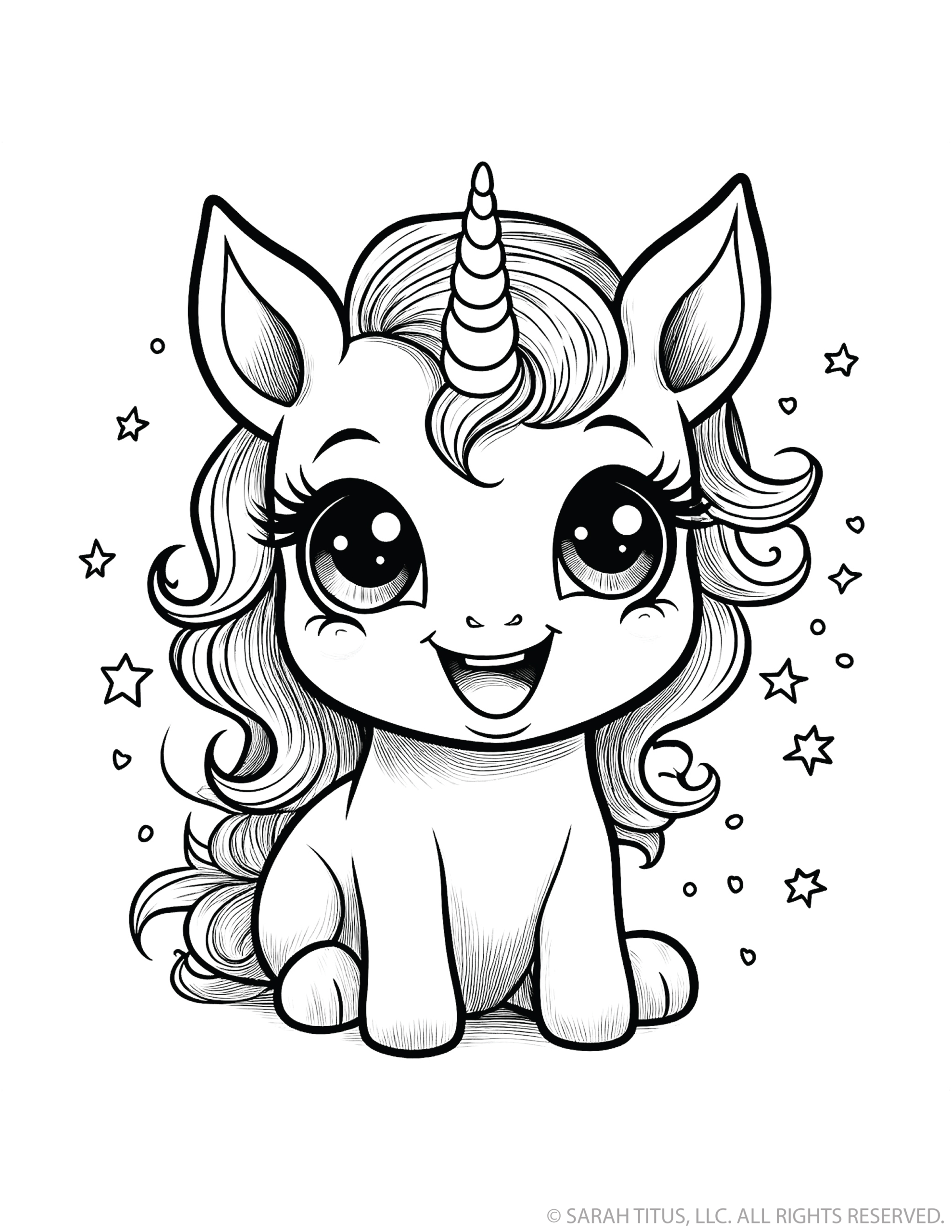 Happy Smiling Unicorn