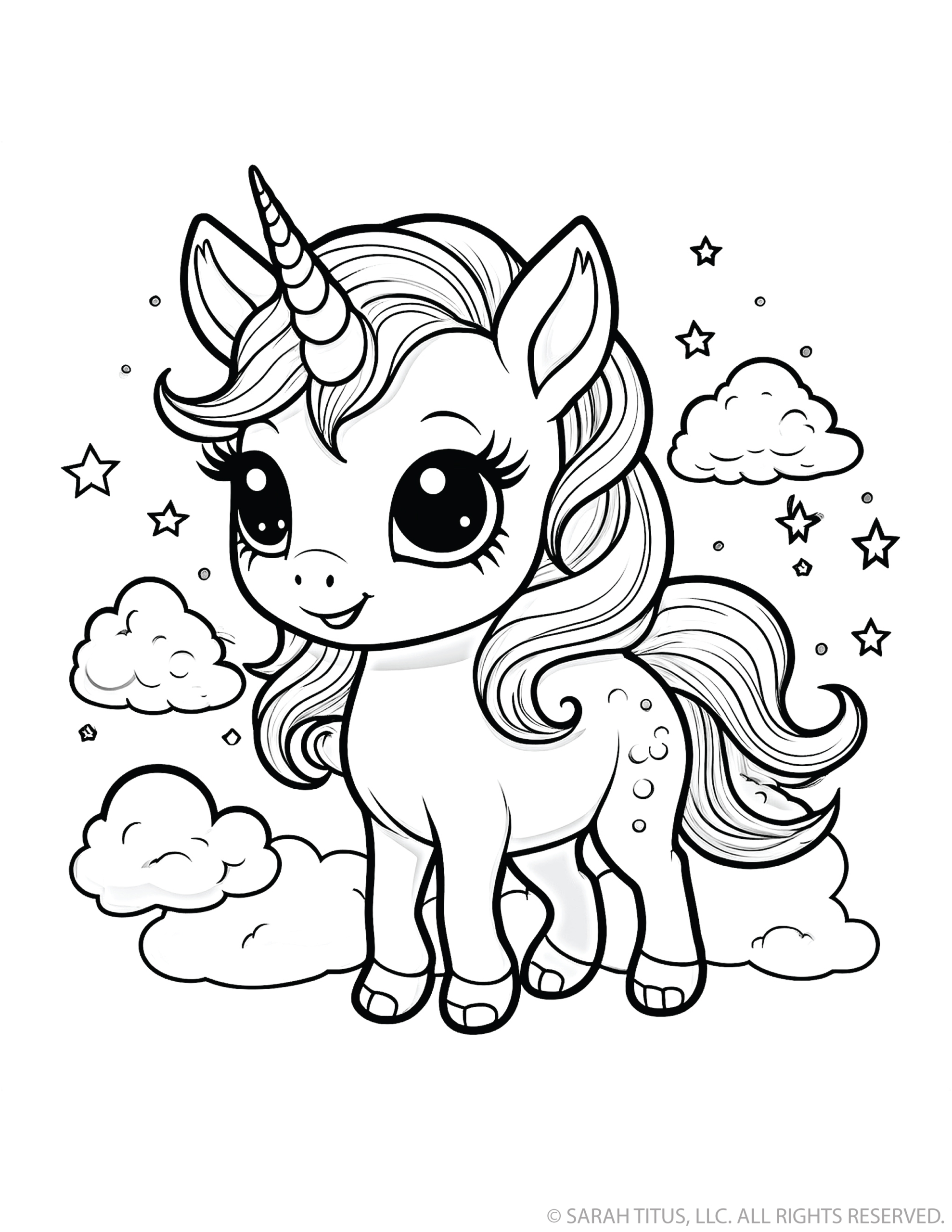 Ethereal Clouds Unicorn