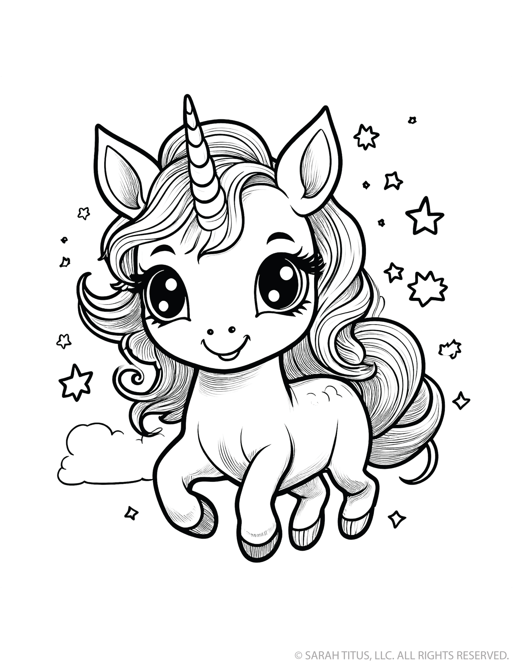 Silky Mane Unicorn
