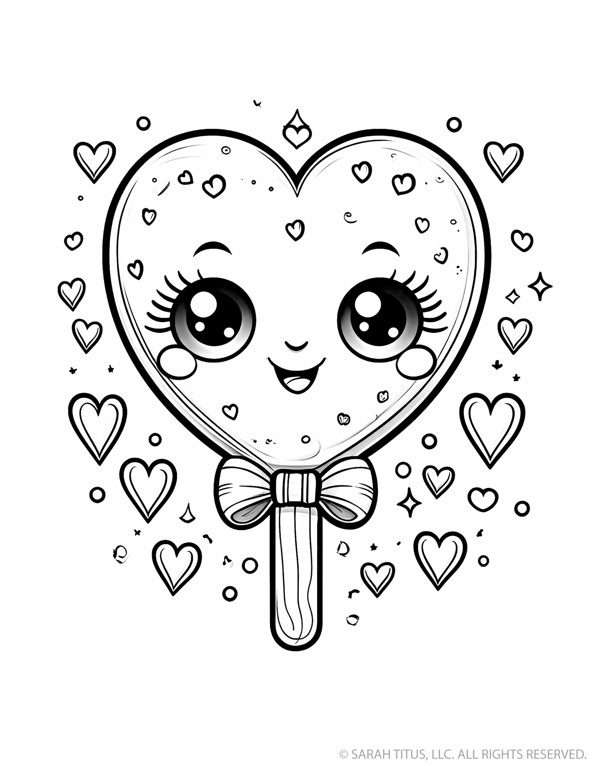 Lovehearts Lollipop