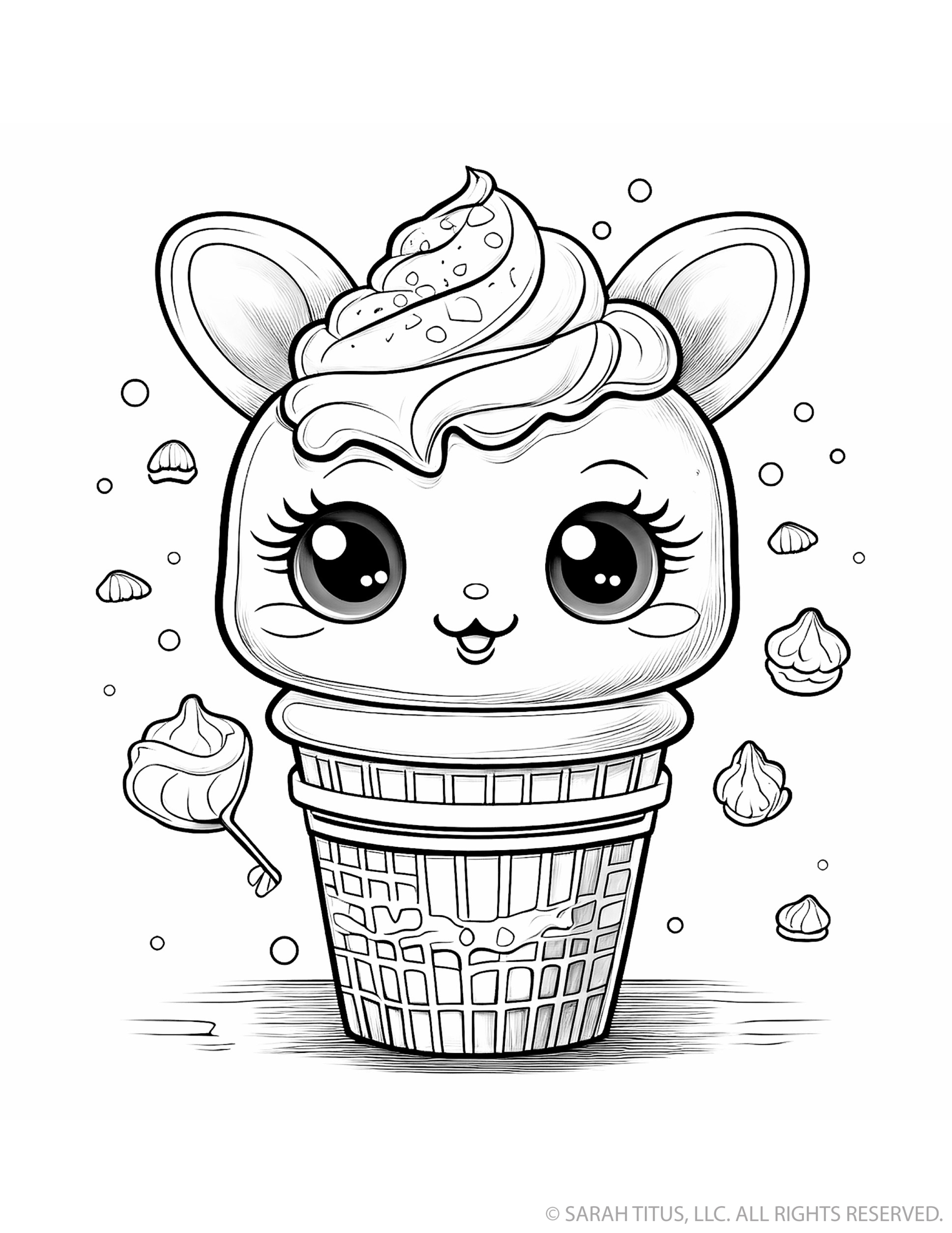 Chibi Ice Cream Dessert