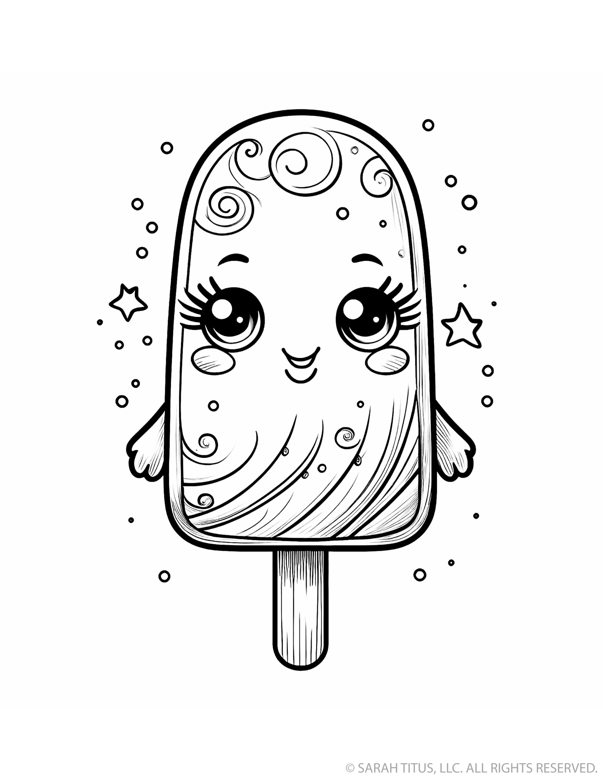 Creamy Swirl Popsicle
