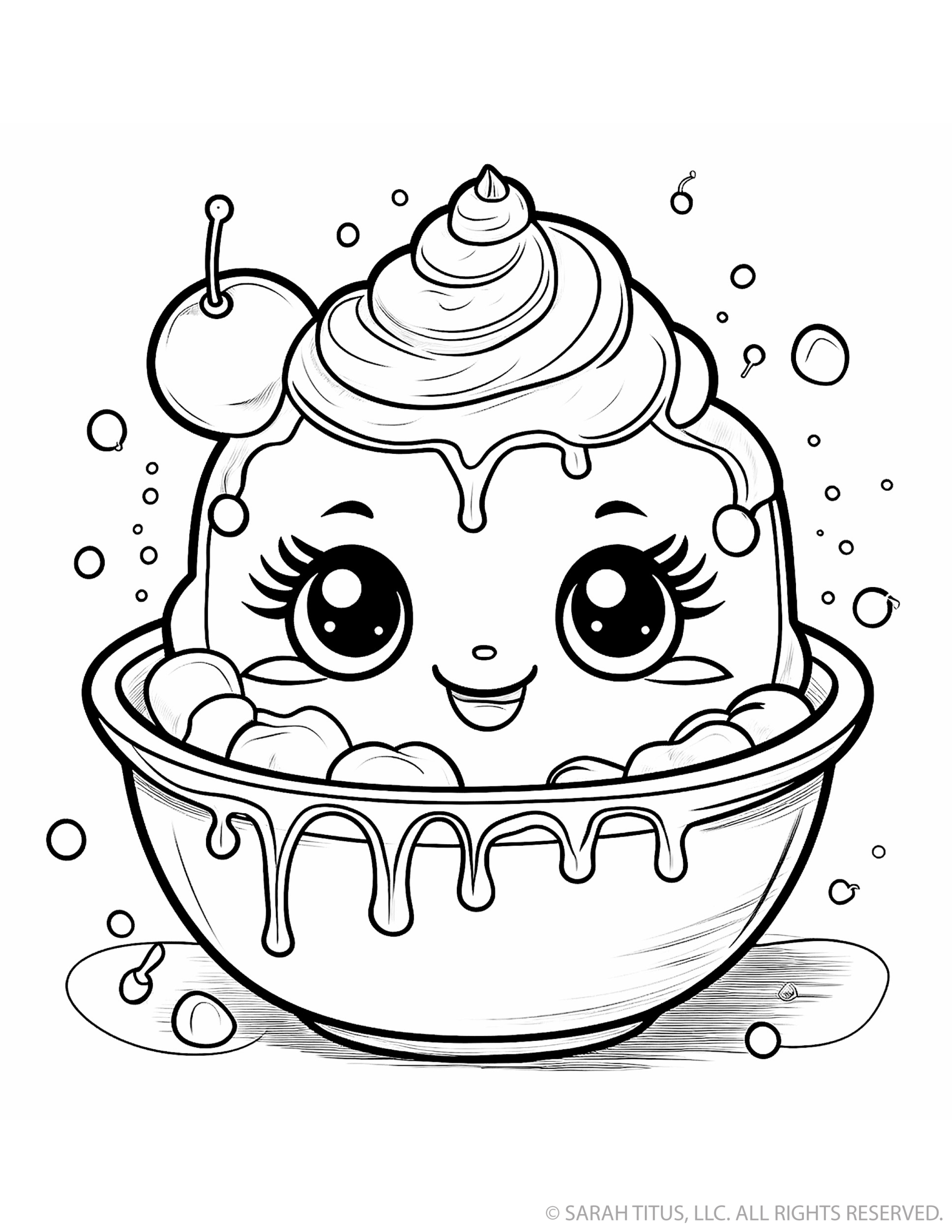 Melting Ice Cream Sundae