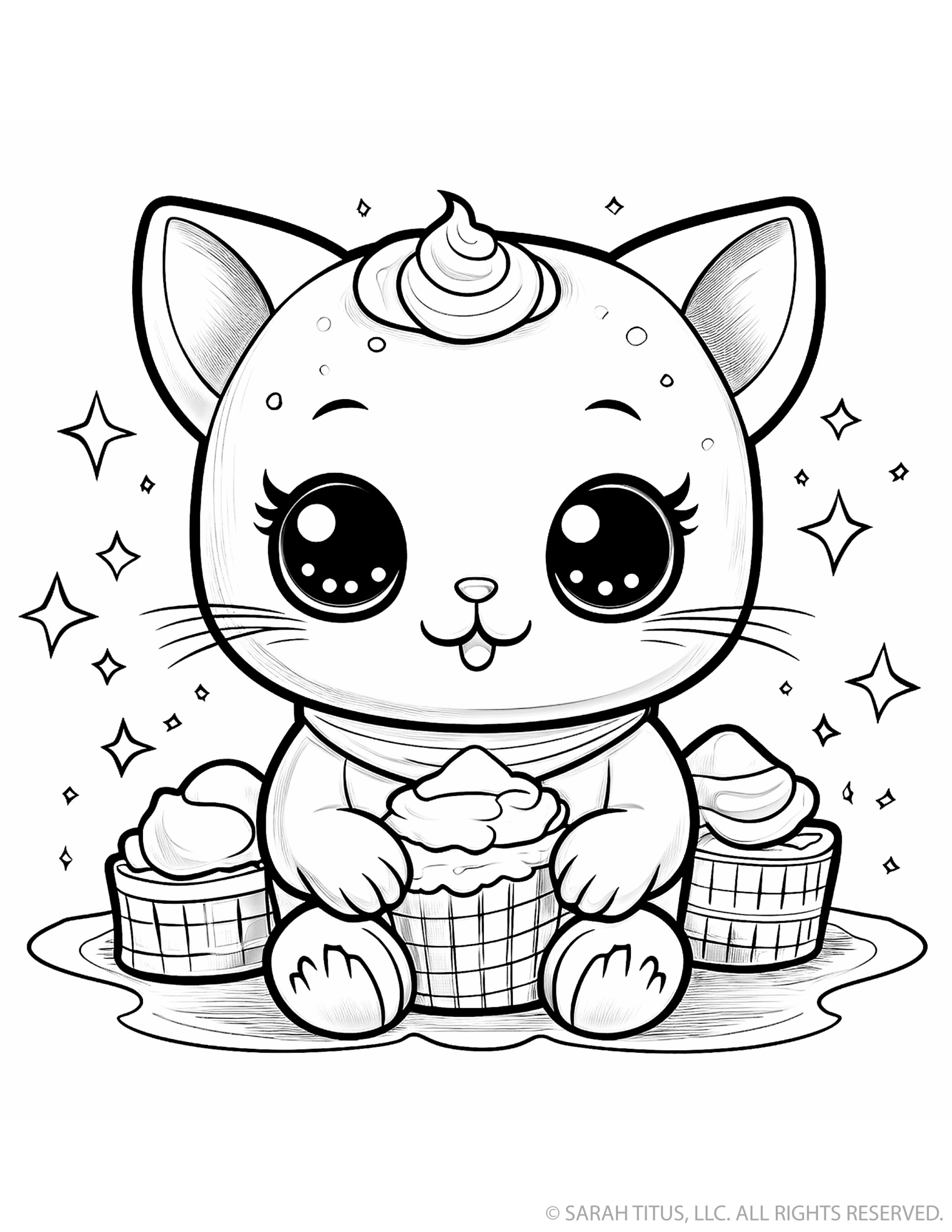 Ice Cream Kitty Cat