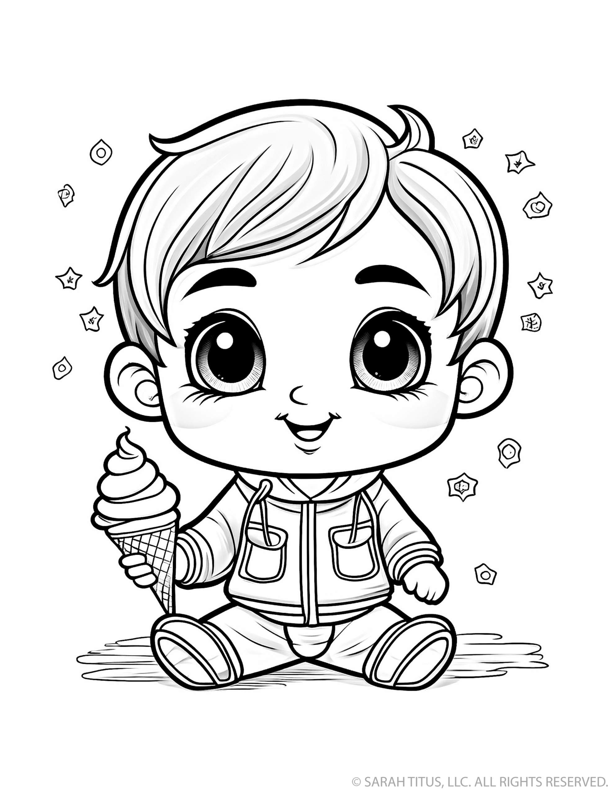 Boy with Ice Cream Cone