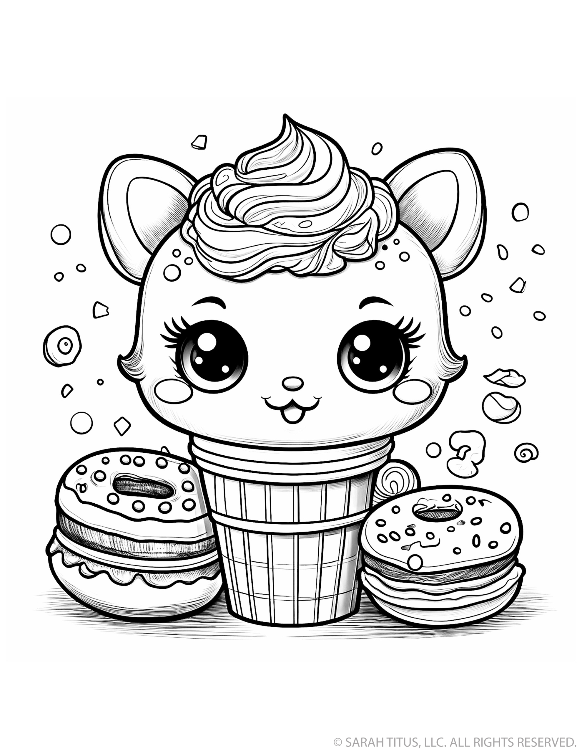 Kitten Ice Cream & Donuts