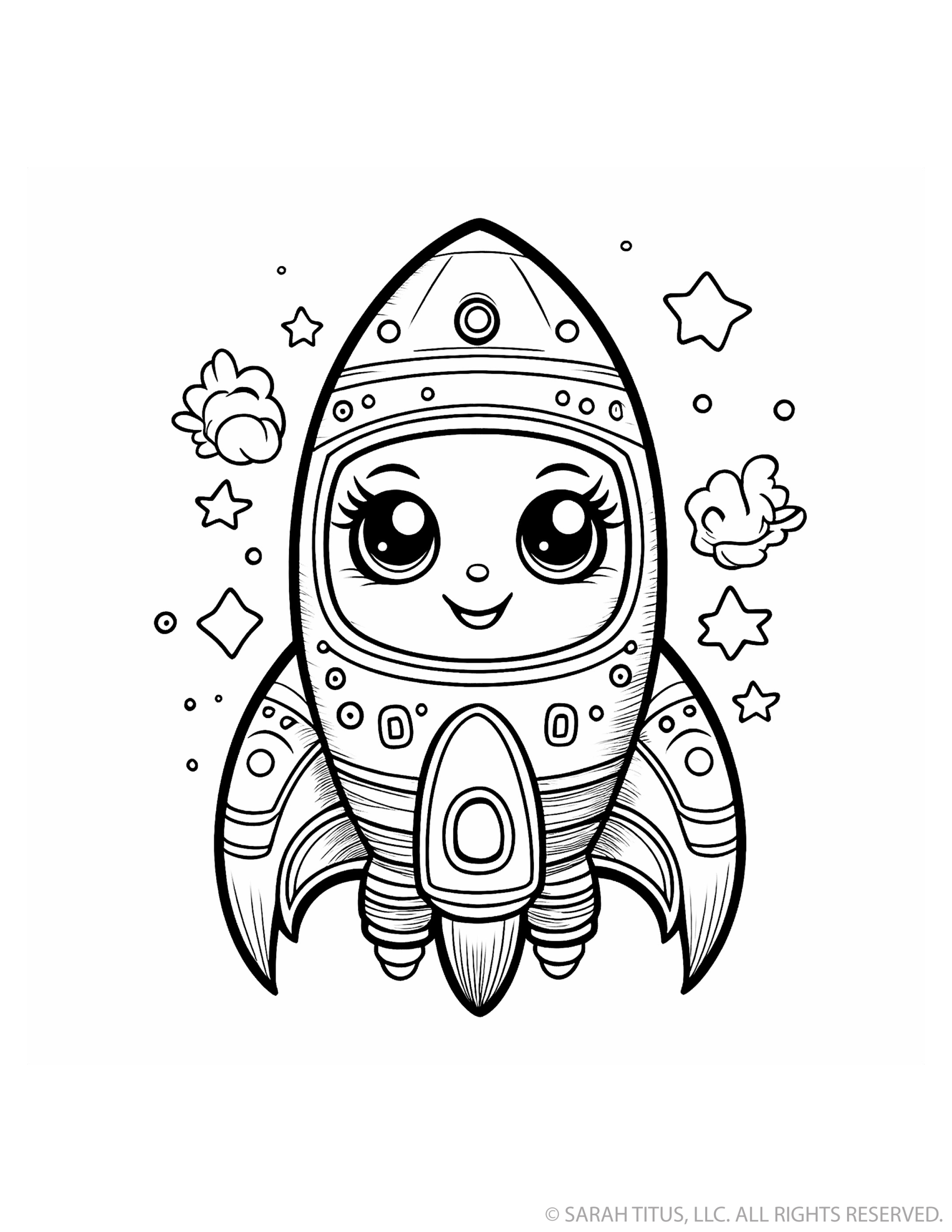 Blast Off Rocket Ship