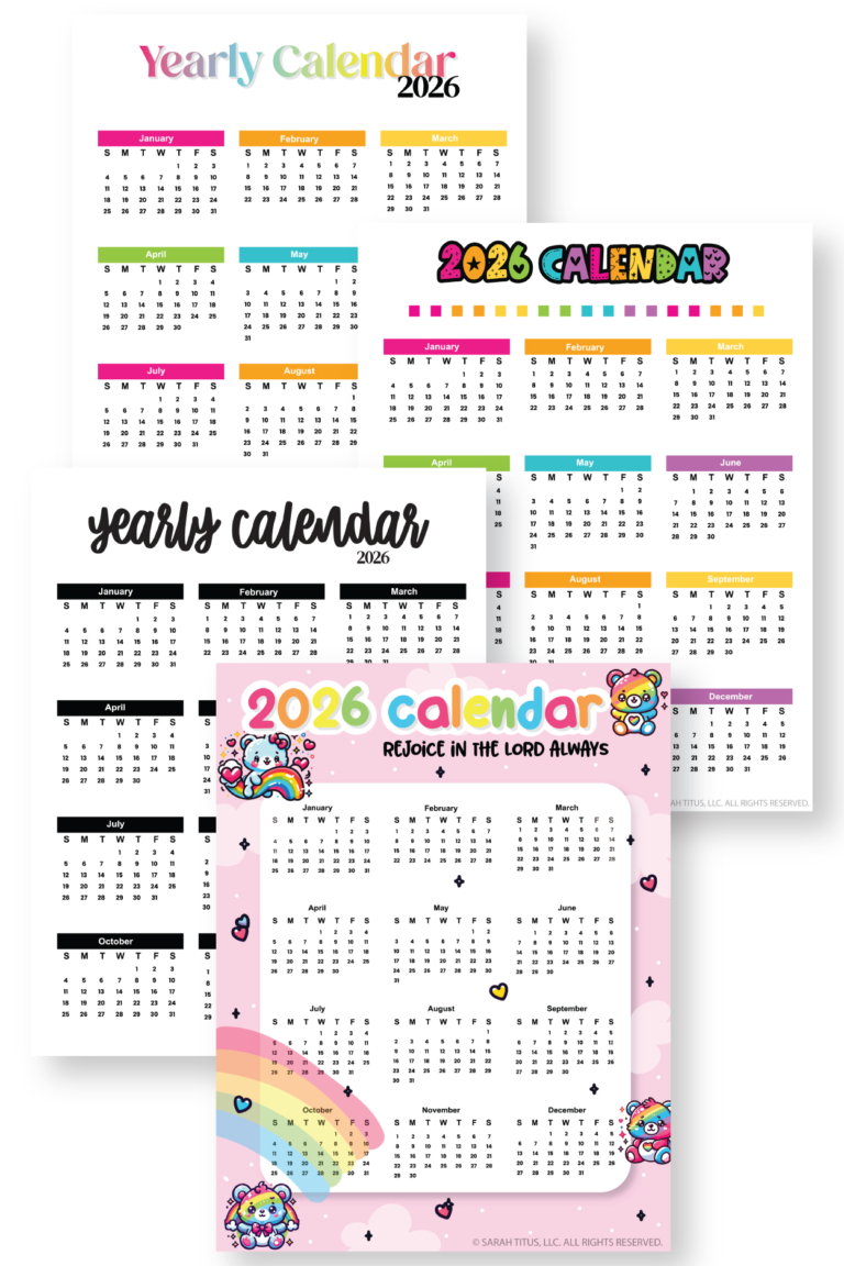 2026 Yearly Calendars Sarah Titus 2026 Yearly Calendars 768x1152 