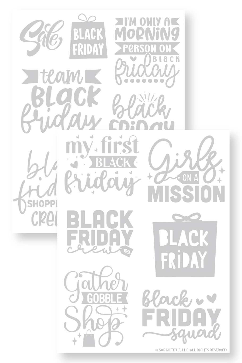 Free Hand Lettering and Calligraphy Worksheets - Sarah Titus