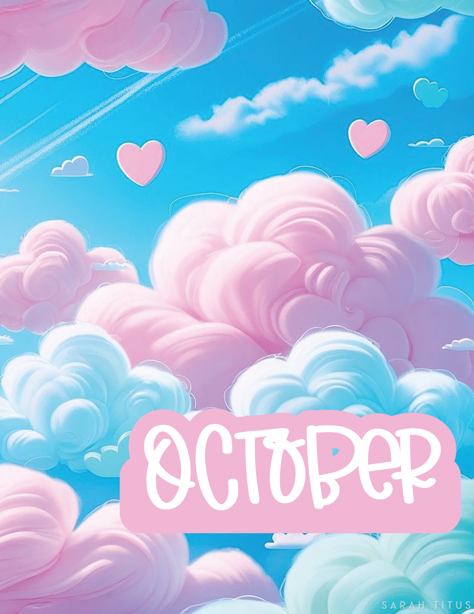 October Monthly Binder Covers - Sarah Titus