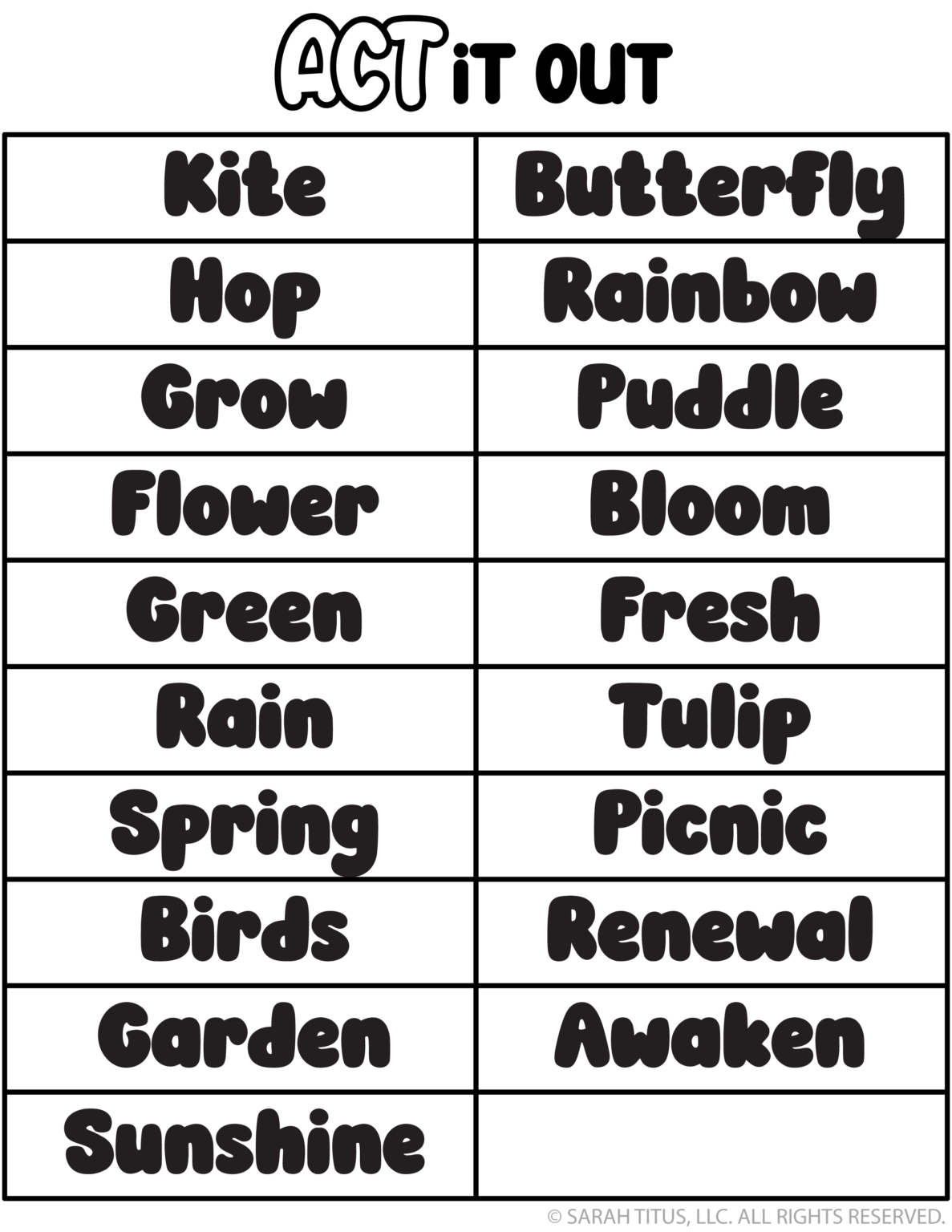 Free Printable Spring Word Search (Super Cute Spring Is in the Air Word ...