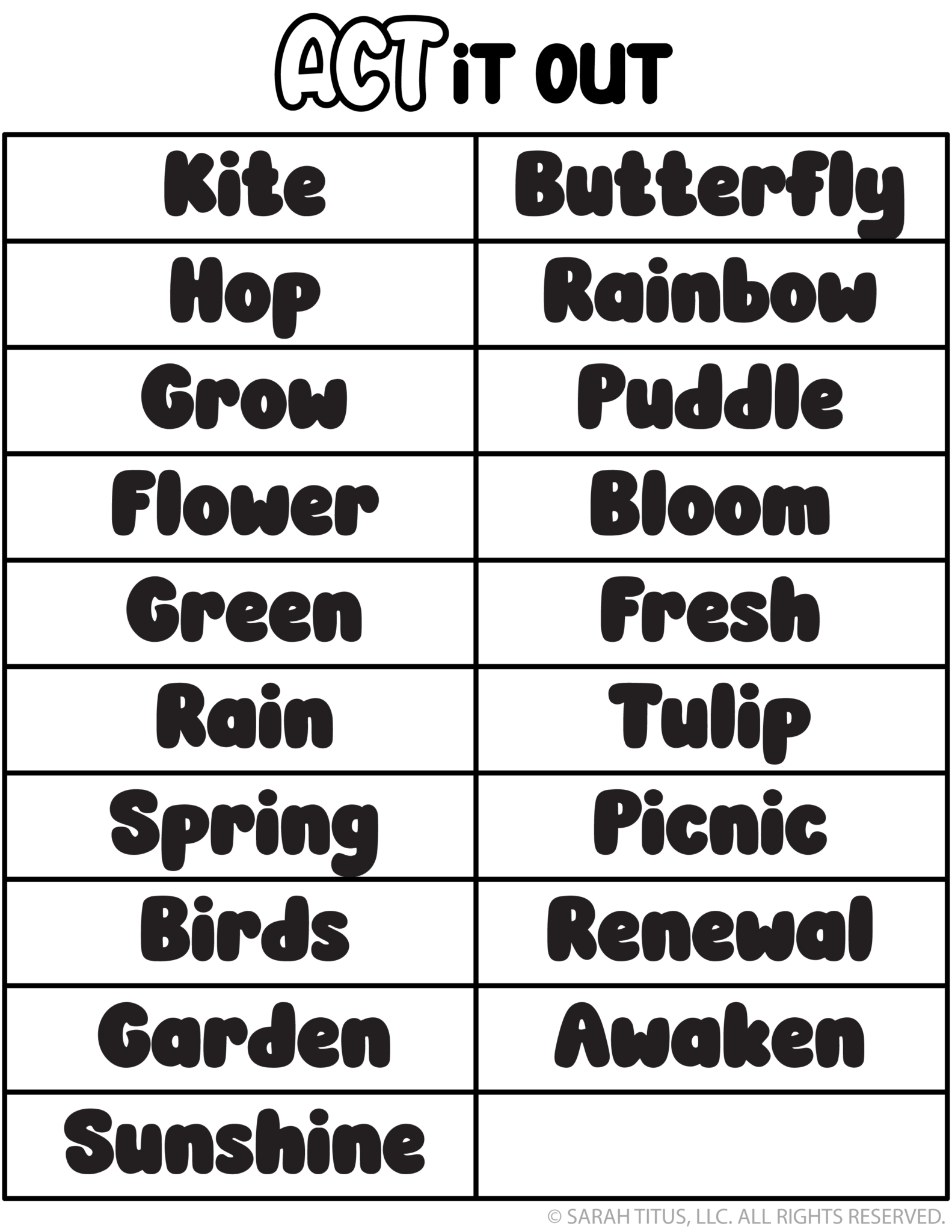 Free Printable Spring Word Search (Super Cute Spring Is in the Air Word ...