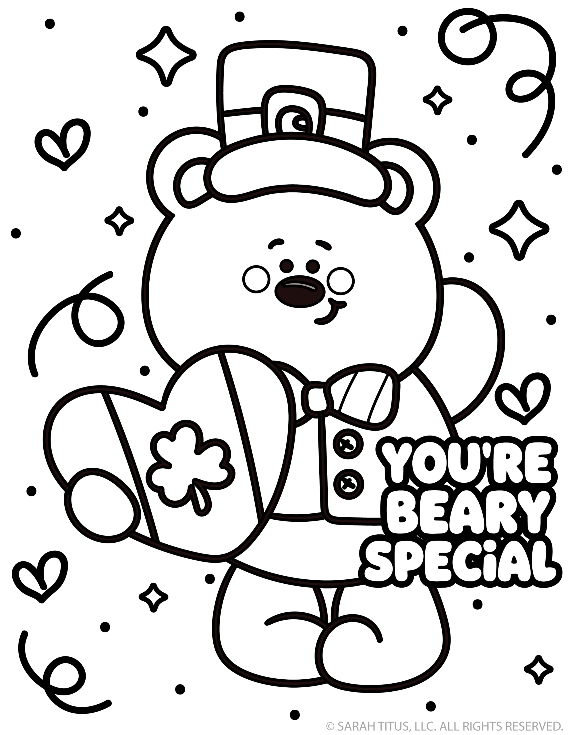 Free Printable St. Patrick’s Day Coloring Pages (Super Cute Kawaii
