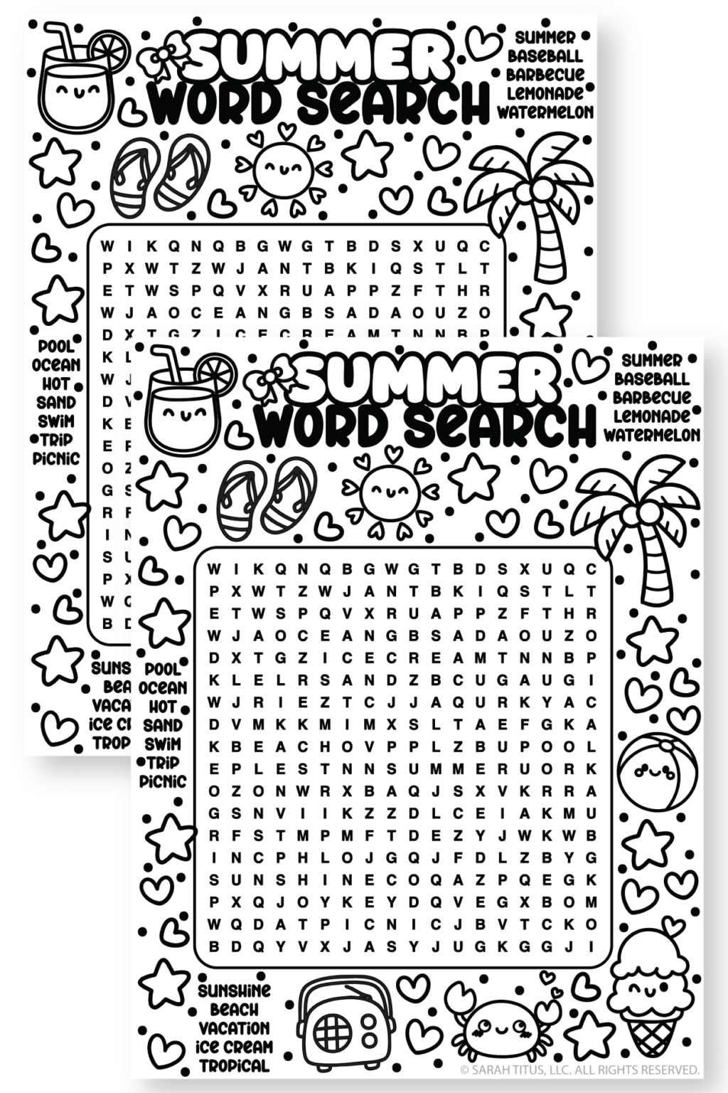 Free Printable Spring Word Search (Super Cute Spring Is in the Air Word ...