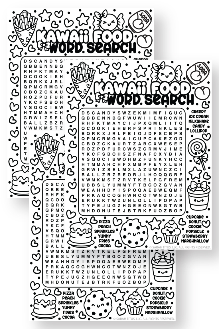 Free Printable Spring Word Search (Super Cute Spring Is in the Air Word ...
