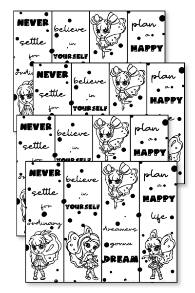 Cute Fairy Bookmarks-01