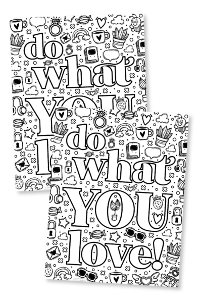 Do What You Love Coloring-01